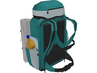 Nova Tour Bag (Large For Tourists And Outdoors) 3D Model