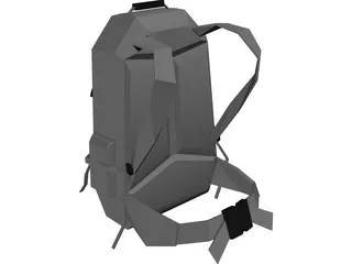 Bag Slalom 40 (Medium Touristic For Tourists And Outdoors) 3D Model