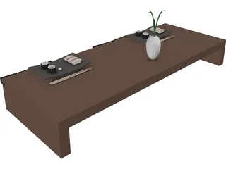 China Table  3D Model