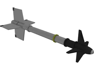 Sidewinder AIM-9 3D Model