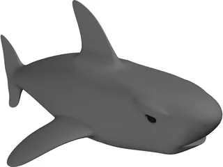 Cartoon Shark 3D Model