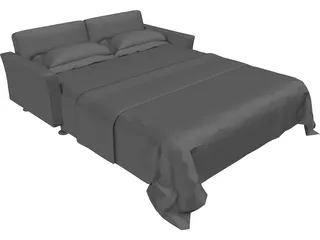 Bed Metamorfosi 3D Model