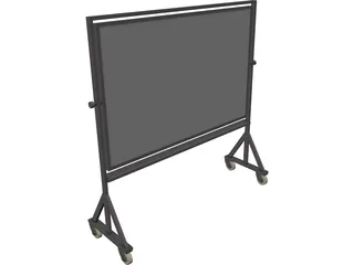 Chalkboard 3D Model