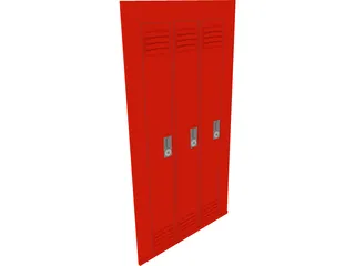 Wall Locker 3D Model