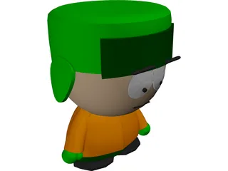 South Park Kyle 3D Model
