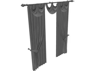 Curtains 3D Model