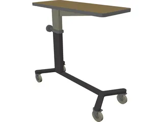 Hospital Table 3D Model