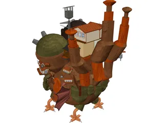 Howl Moving Castle 3D Model