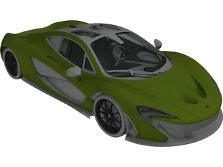 McLaren P1 3D Model