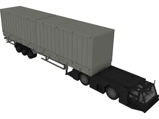 Airplane Truck 3D Model