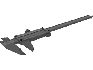 Vernier Caliper 3D Model