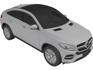 Mercedes-Benz GLE Coupe (2016) 3D Model