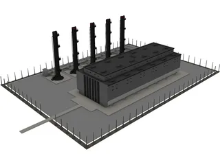 Factory 3D Model