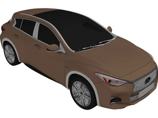 Infiniti Q30S 2.2d AWD (2015) 3D Model