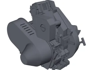 Engine Lombardini LGA 340 3D Model