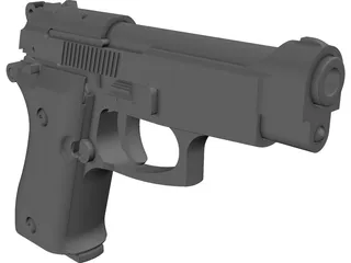 Beretta 85 Kimar 3D Model