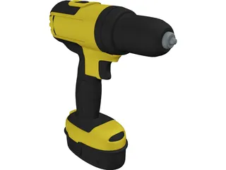 DeWalt Drill 3D Model