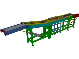 Shrink Conveyor 3D Model