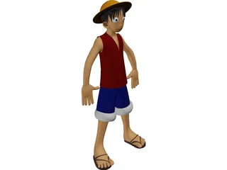 Luffy 3D Model