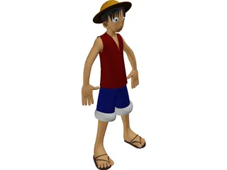 One Piece Luffy Adventure Map - 2000-2020 - 3D model by kane_sk06