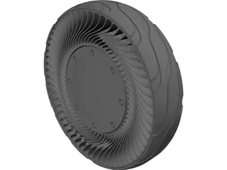 Airless Tire 3D Model