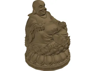 Oriental Buddha 3D Model