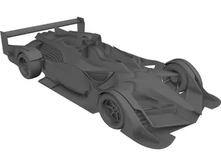 Lamborghini PML-F F1 Concept 3D Model