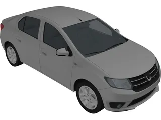 Dacia Logan (2013) 3D Model