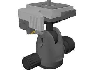 Manfrotto 494 Head 3D Model