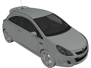 Opel Corsa OPC 3D Model