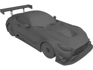 Mercedes-AMG GT3 3D Model