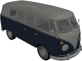 Volkswagen T1 (1967) 3D Model