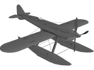 Macchi MC72 3D Model