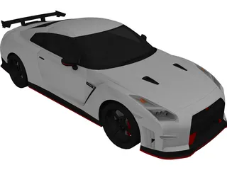 Nissan GT-R Nismo (2015) 3D Model