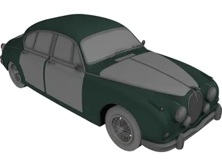 Jaguar MKII (1962) 3D Model