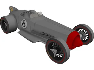 Hot Rod 3D Model