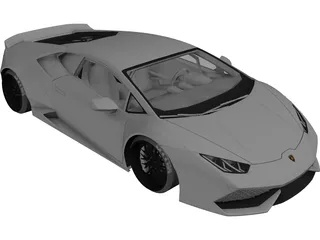 Lamborghini Huracan GT 3D Model