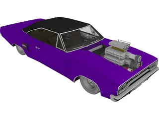 Plymouth GTX Mod 3D Model