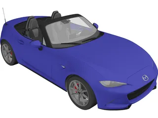 Mazda Miata (2016) 3D Model