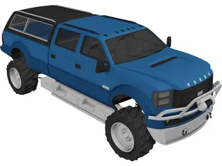 Dodge Pickup XL 3D Model