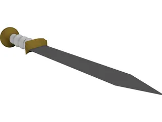 Roman Sword 3D Model