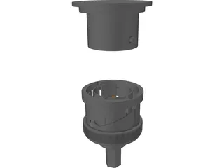 BNC Connectors 3D Model