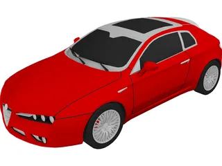 Alfa Romeo Brera 3D Model