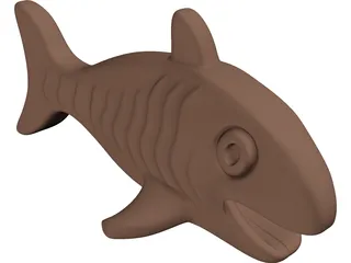 Chocolate Fish 3D Model