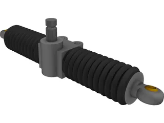 Steering Rack 3D Model