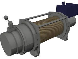 Warn PN66032 Winch 3D Model