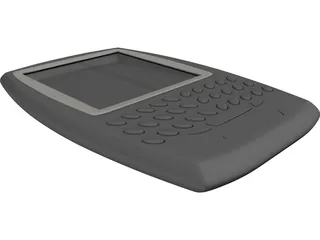 BlackBerry PDA 3D Model