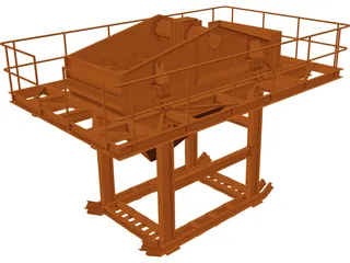 De-Watering Sandscreen 3D Model