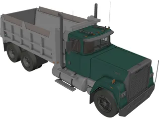 Mack Dumpster 3D Model