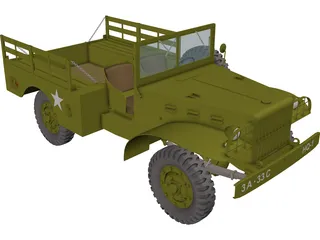 Dodge WC51 3D Model